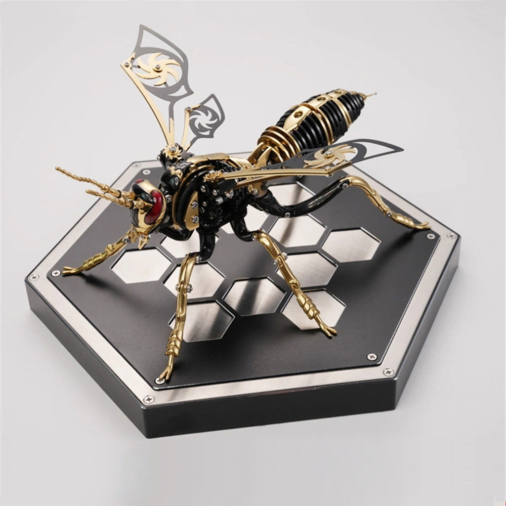 Mechanical bumblebee 3d metal assembly model