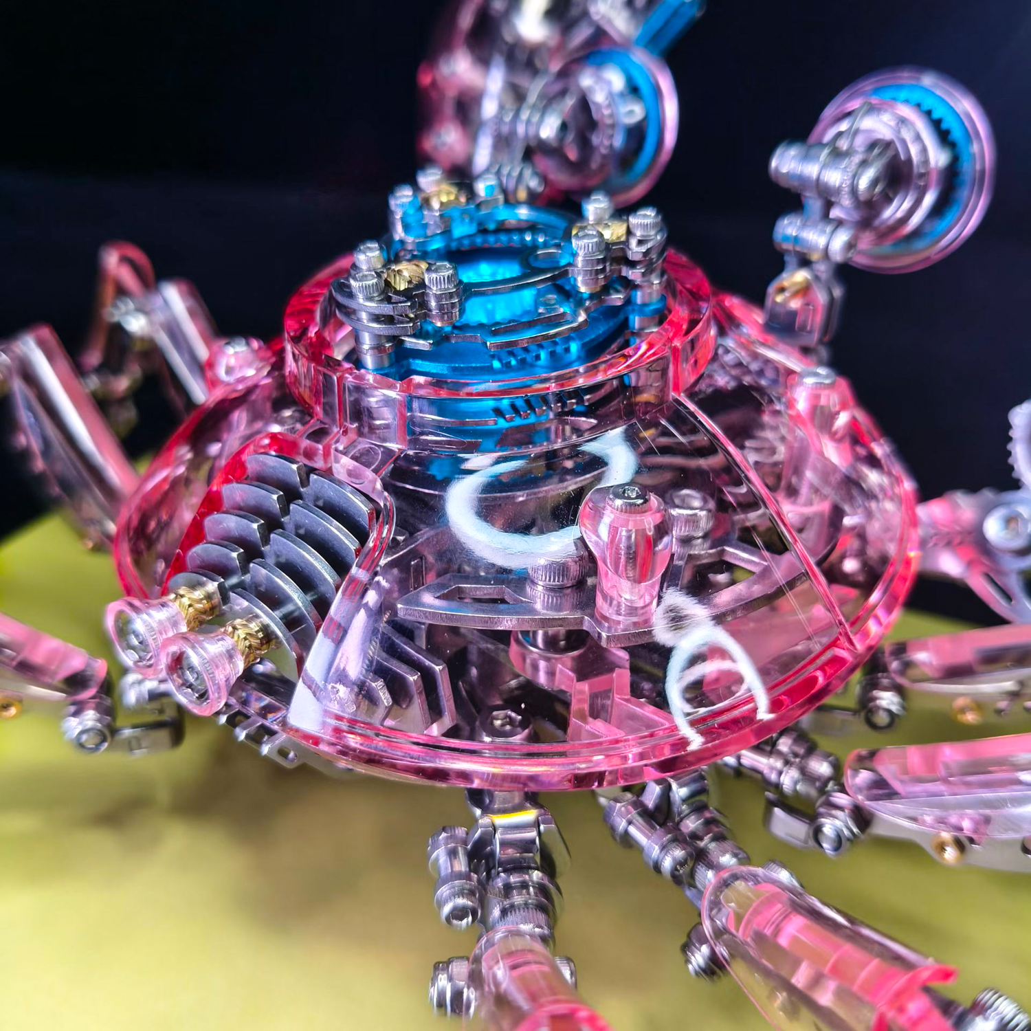 3D Metal Mechanical Crab Puzzle Kit