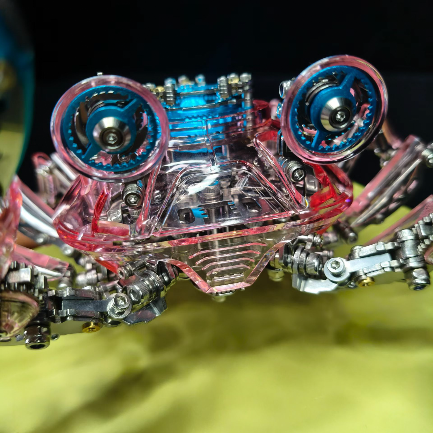 3D Metal Mechanical Crab Puzzle Kit