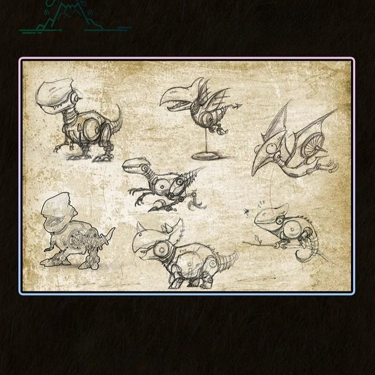 Mechanical Dinosaur 3D Metal Puzzle Kit