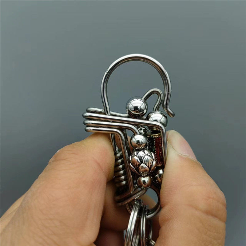 Lotus rotary keychain
