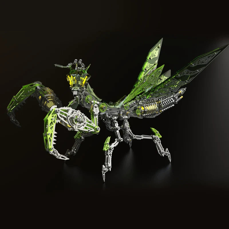 Steampunk Metal Mantis 3D Puzzle Model Kit