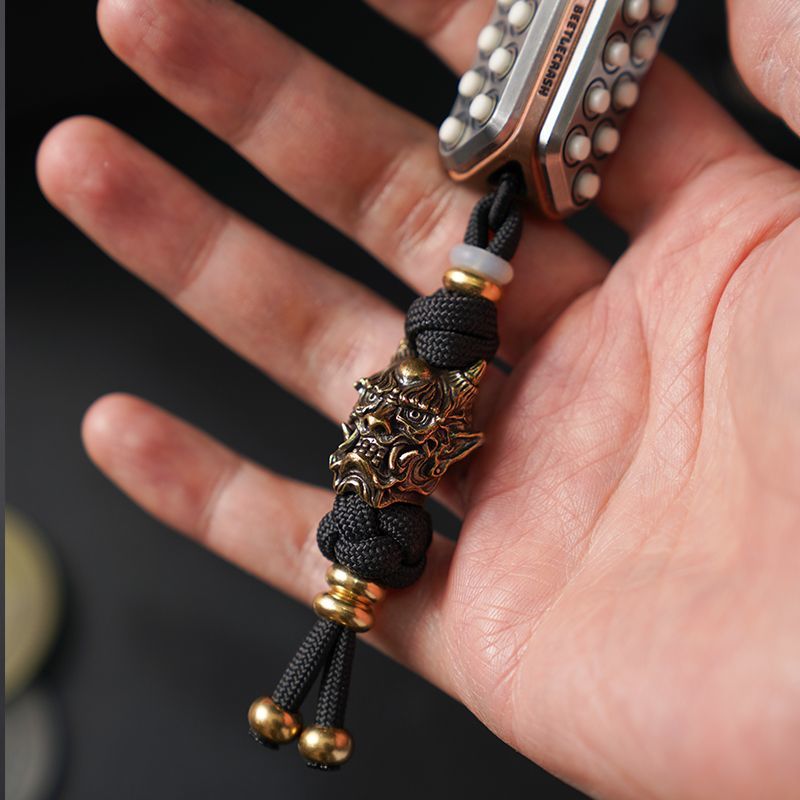 Prajna brass pendant