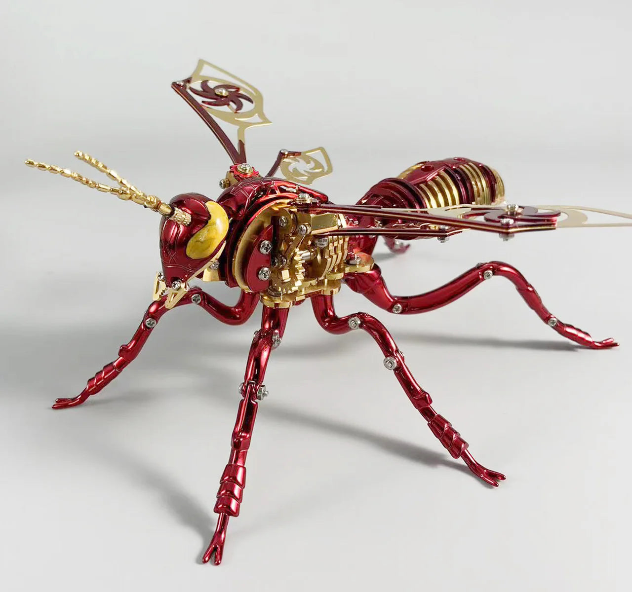 Mechanical bumblebee 3d metal assembly model