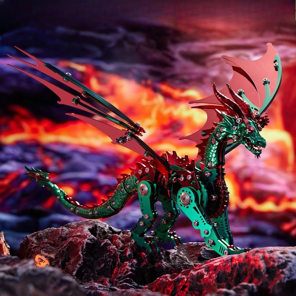 Mechanical Pterosaur 3D Metal Puzzle Kit