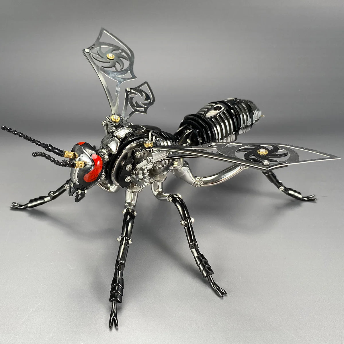 Mechanical bumblebee 3d metal assembly model