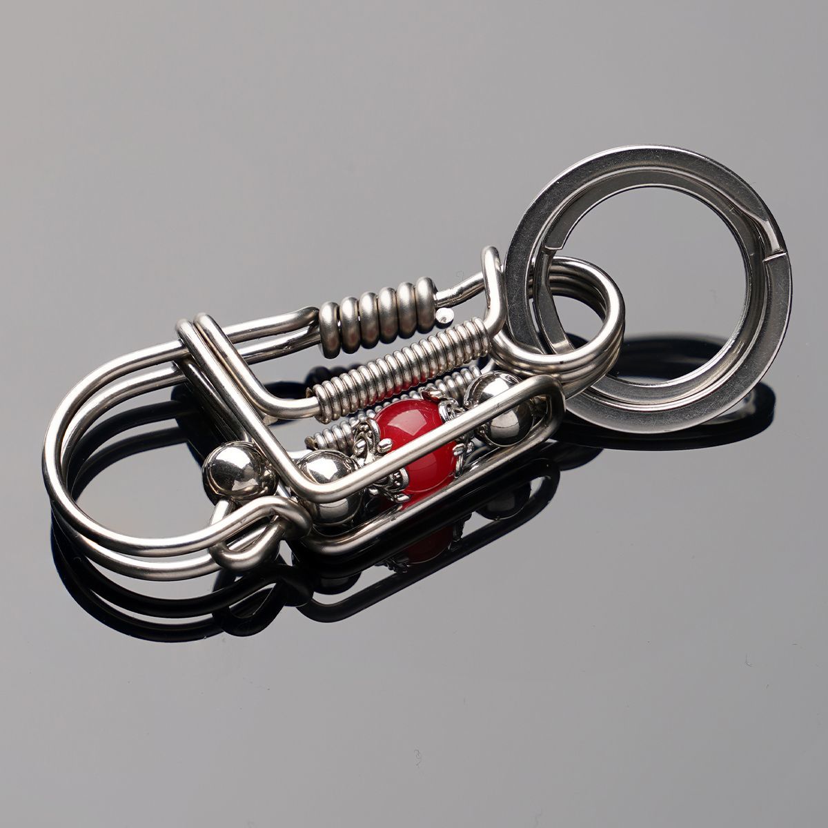 Red Lotus Keychain