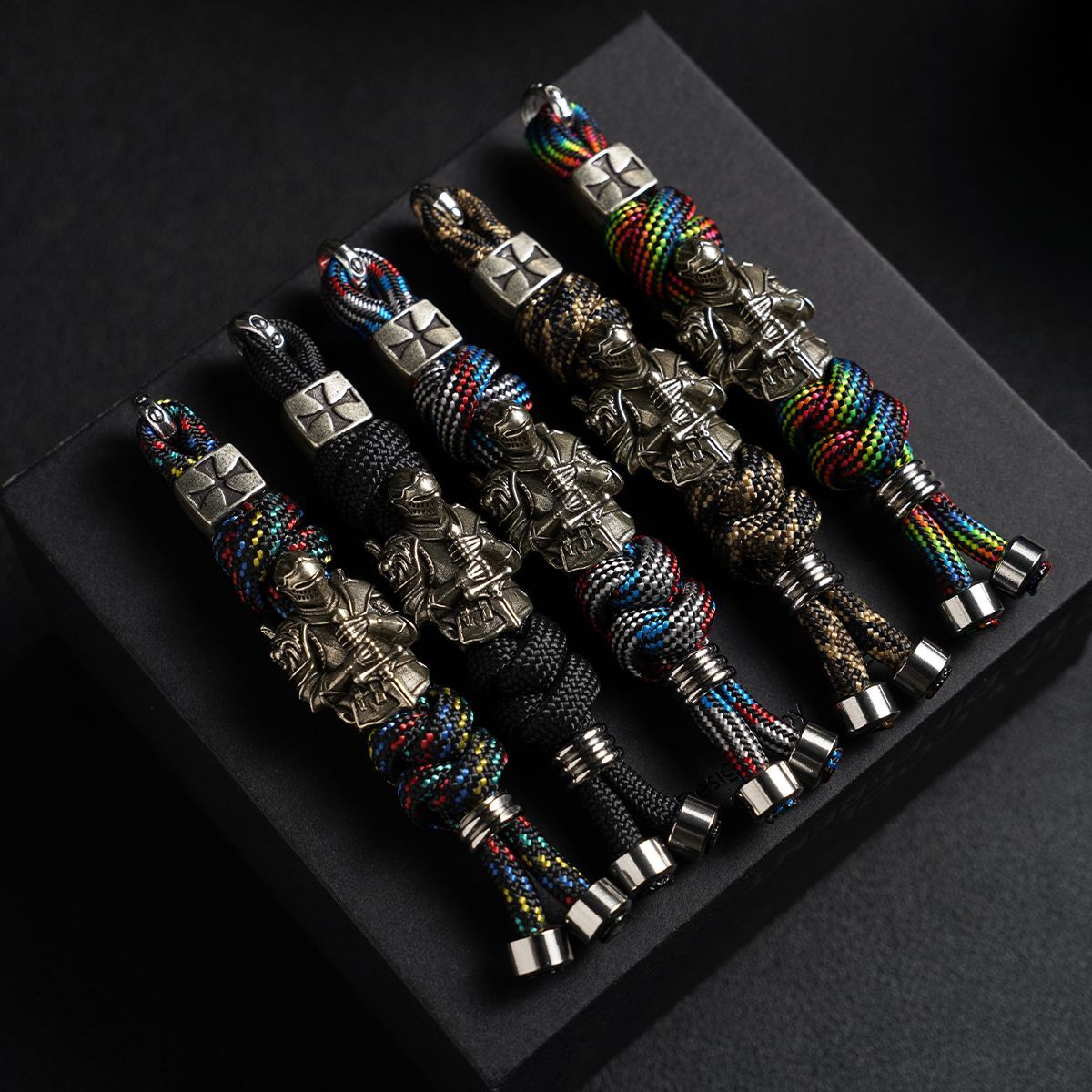 Handmade Knight Paracord Pendant