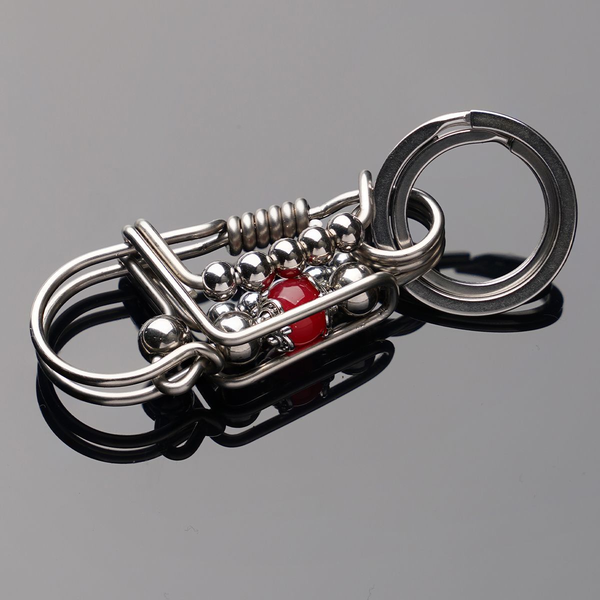 Red Lotus Keychain