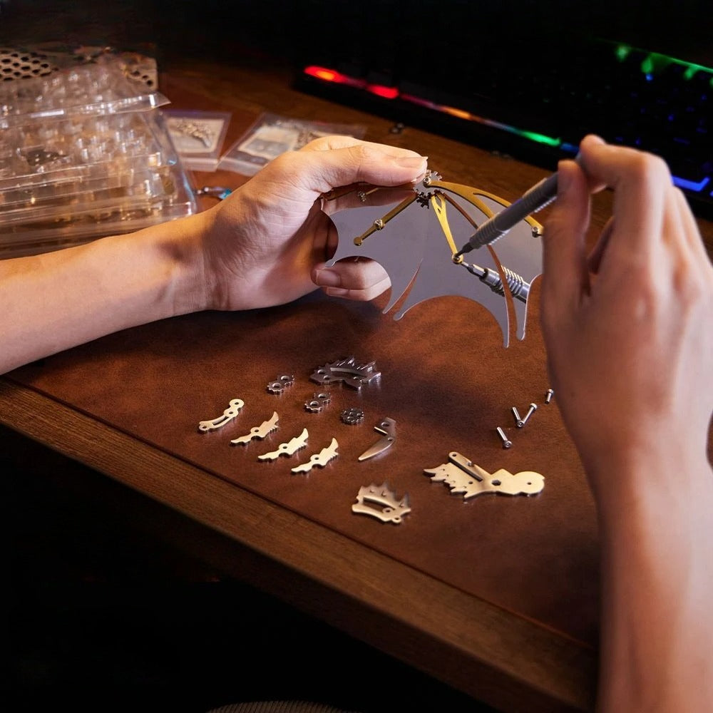 Mechanical Pterosaur 3D Metal Puzzle Kit