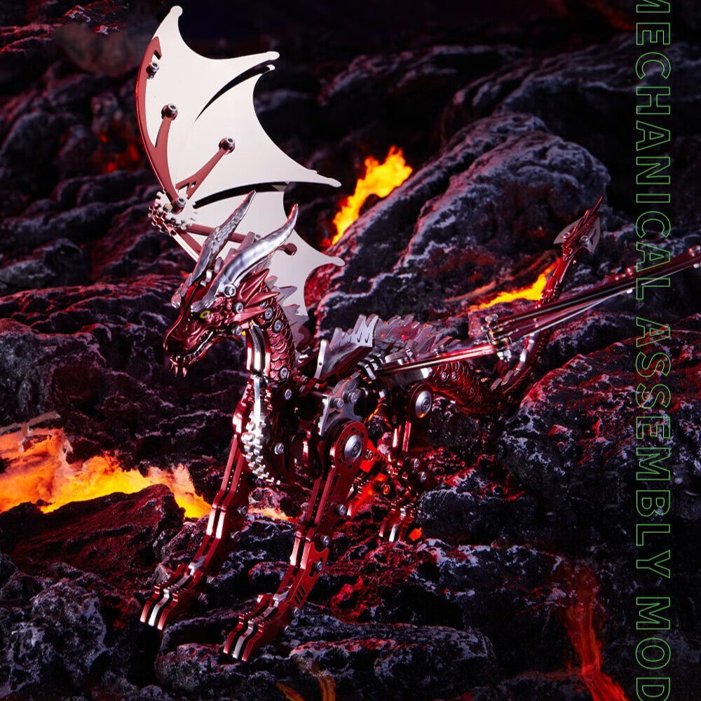 Mechanical Pterosaur 3D Metal Puzzle Kit