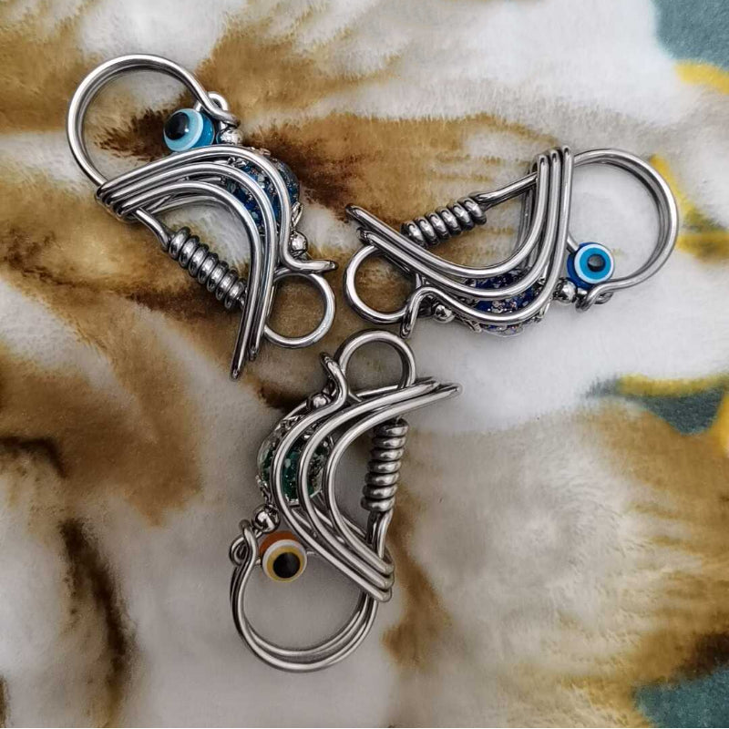 Luminous bead keychain