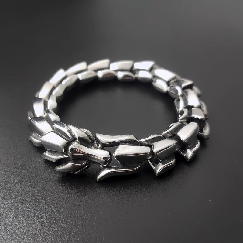 PRY GROUND シュウト011-PLATE-BRACELET Midgard Serpent Bracelet – URUZX