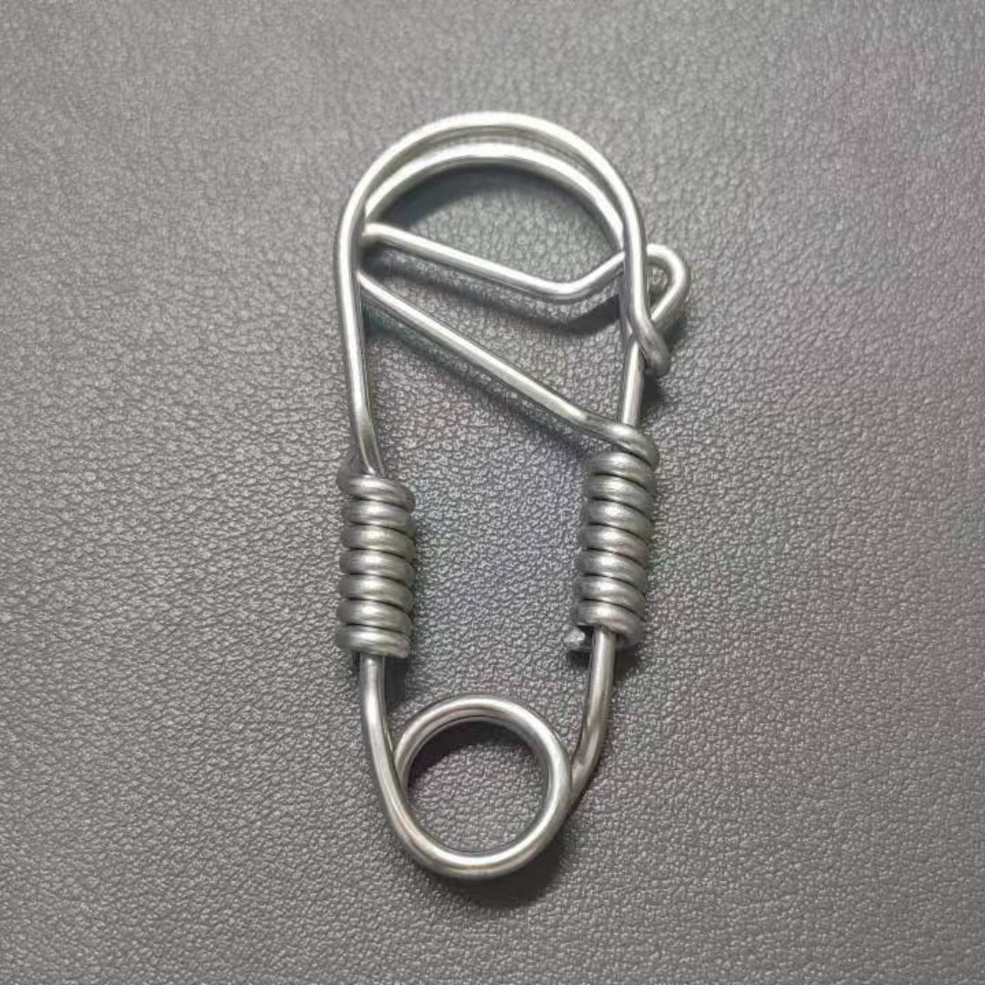 Handmade simple keychain [Steel & Brass]