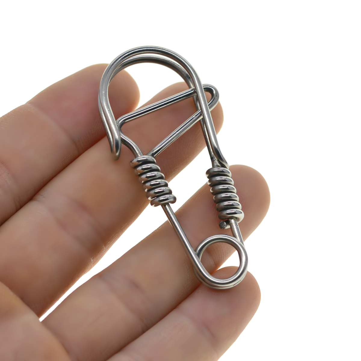 Handmade simple keychain [Steel & Brass]