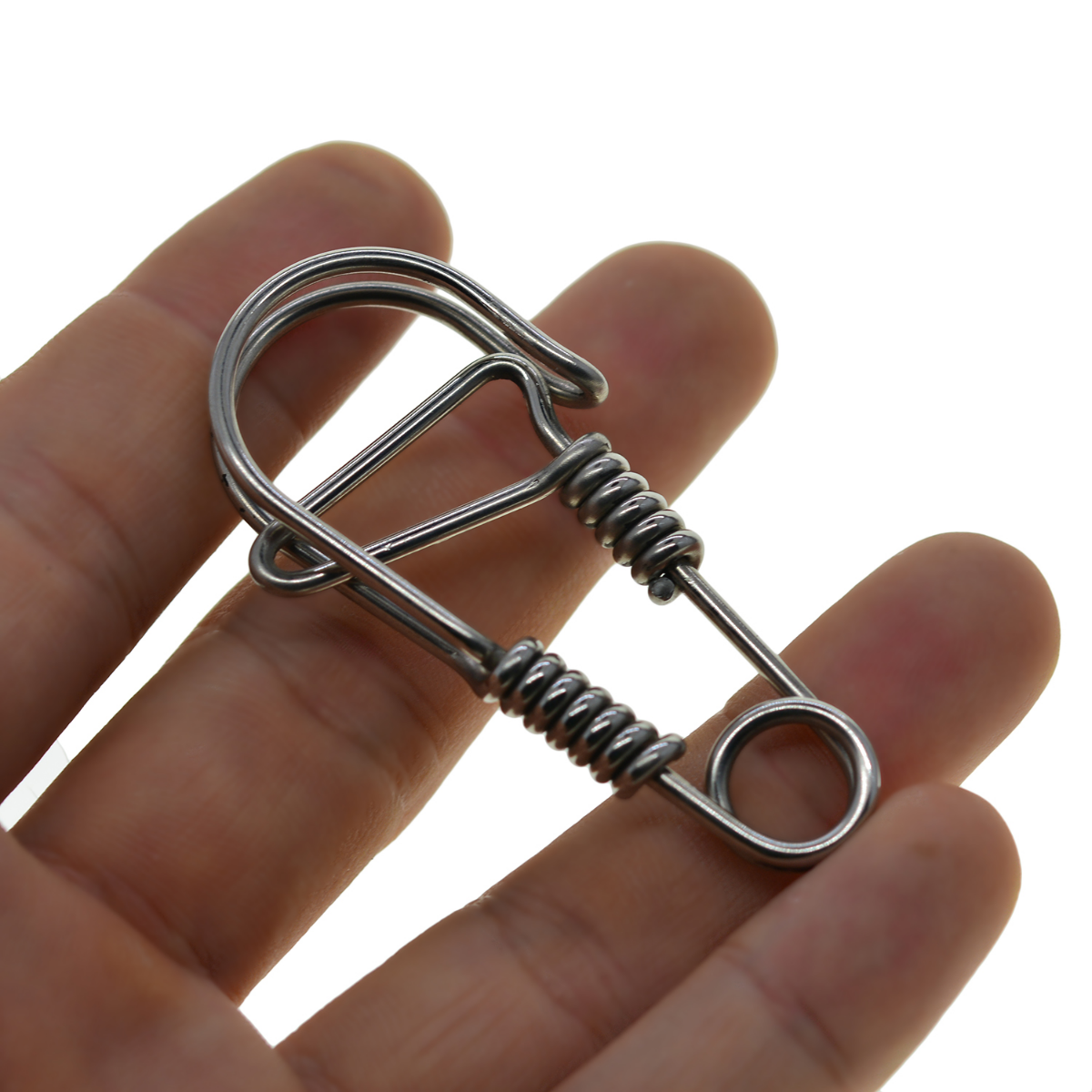 Handmade simple keychain [Steel & Brass]