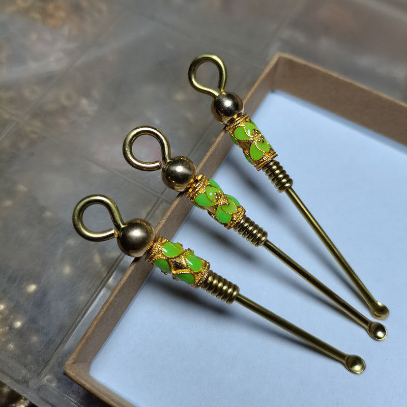 Handmade Luminous Brass Earpick