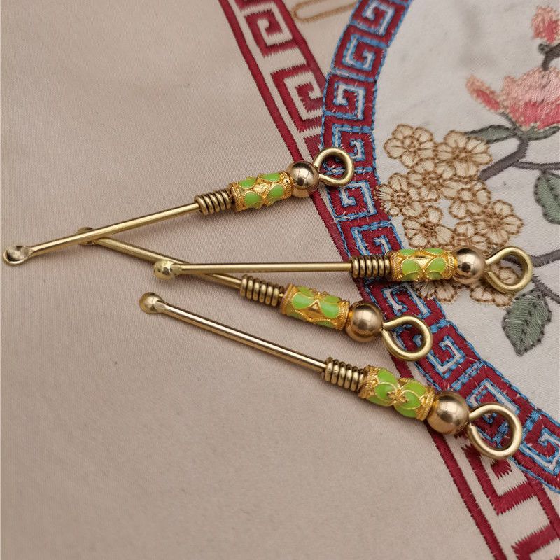 Handmade Luminous Brass Earpick