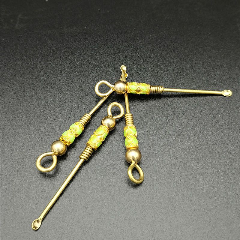 Handmade Luminous Brass Earpick