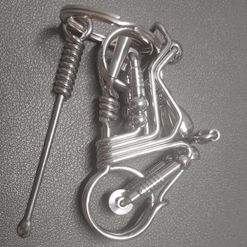 Special handmade motorcycle keychain
