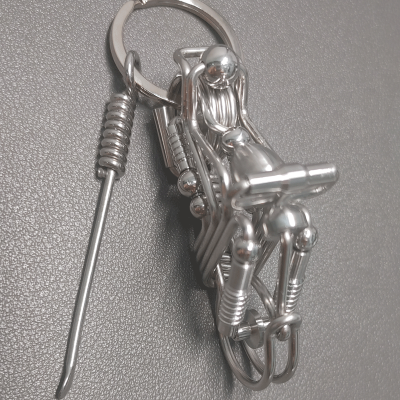 Special handmade motorcycle keychain