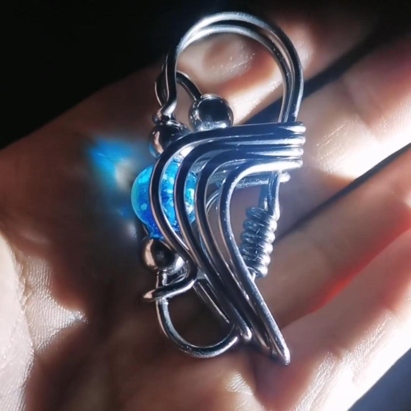 Luminous bead keychain