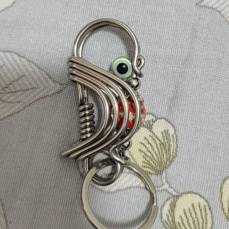 Luminous bead keychain