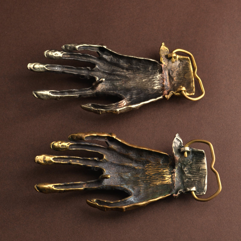 Handmade Hand of God Belt Buckle