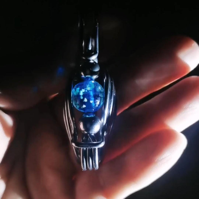 Luminous bead keychain