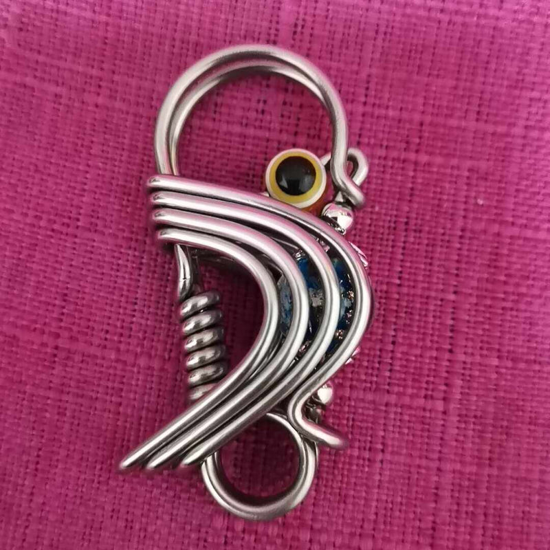 Luminous bead keychain