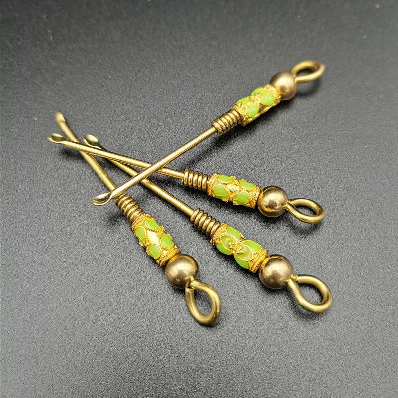 Handmade Luminous Brass Earpick