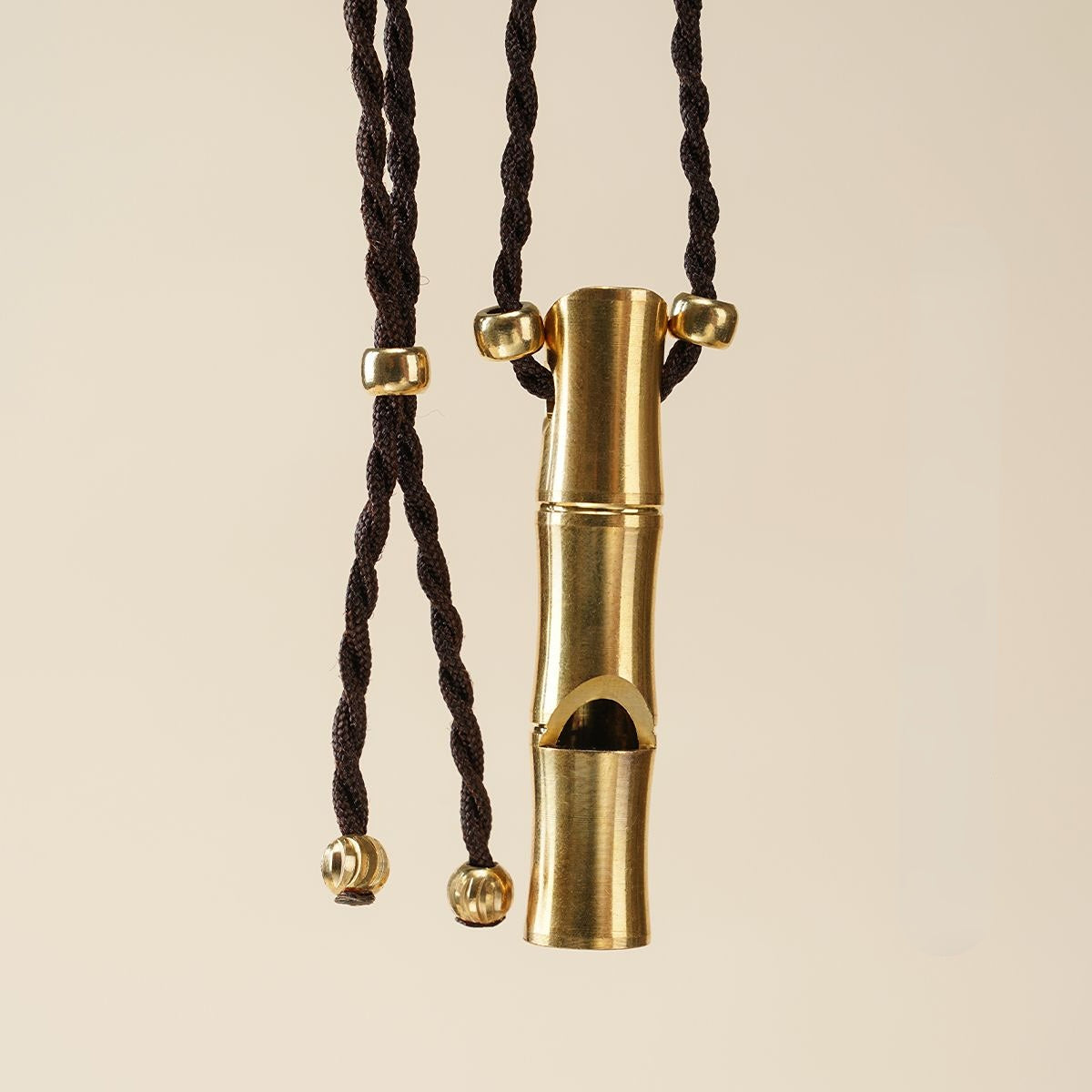 Outdoor survival whistle key chain pendant brass whistle key chain