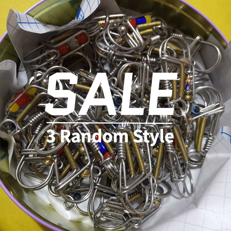 [Clearance]3 Random Styles Handmade keychain collection discount spec ...